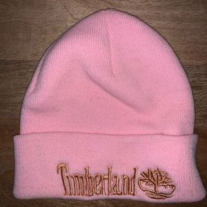Pink Timberland Beanie